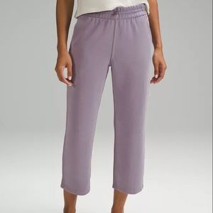 Lululemon Softstreme High-Rise Straight-Leg Cropped Pant in Purple Ash |…